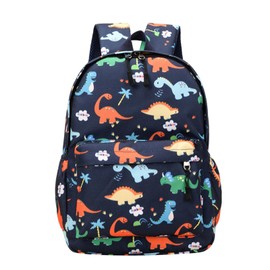 Xumann Dinosaur Backpack for Boys, Canvas Toddler Boy Backpack, Baby Rucksack for Nursery for 3-6 Year Old