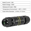 8PCS 3 Pole Wire Connector Waterproof IP68 Outdoor Electrical Junction