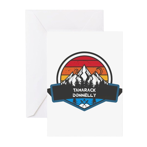 CafePress Tamarack Donnelly Idaho Greeting Cards Folded Greeting Cards (10-pack)