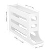 Jidyllic 4-Tier Auto Rolling Egg Dispenser,Automatic Scrolling Egg Rack Holder