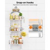 ODesign 3 Tier Height-Adjustable Shower Caddy Hanging Anti-Swing-Over The Shower