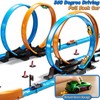 LILYBUDS Toy Car Track Gift Set for Boys Kids Age