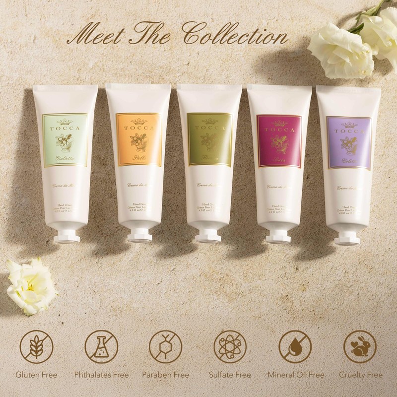 Tocca Crema de Mano Luxe, Giulietta Hand Cream, 4 oz