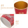 PLAFOPE 50pcs Elegant Disposable Tea Cups Chinese Paper Cups for