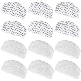 12 Pack 1940 Steam Mop Replacement Pads for Bissell Powerfresh Steam Mop 1940 1440 1806 1544 2075 2685A 2814 Series, Model 19402 19404 19408 19409 1940A 1940F 1940Q 1940T 1940W B0006 B0017 2075A 15441
