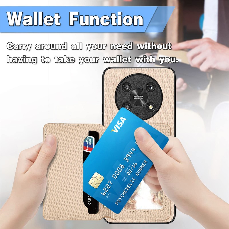MOJIA Case for Honor Magic4 Lite, Ultra Thin Flip Card