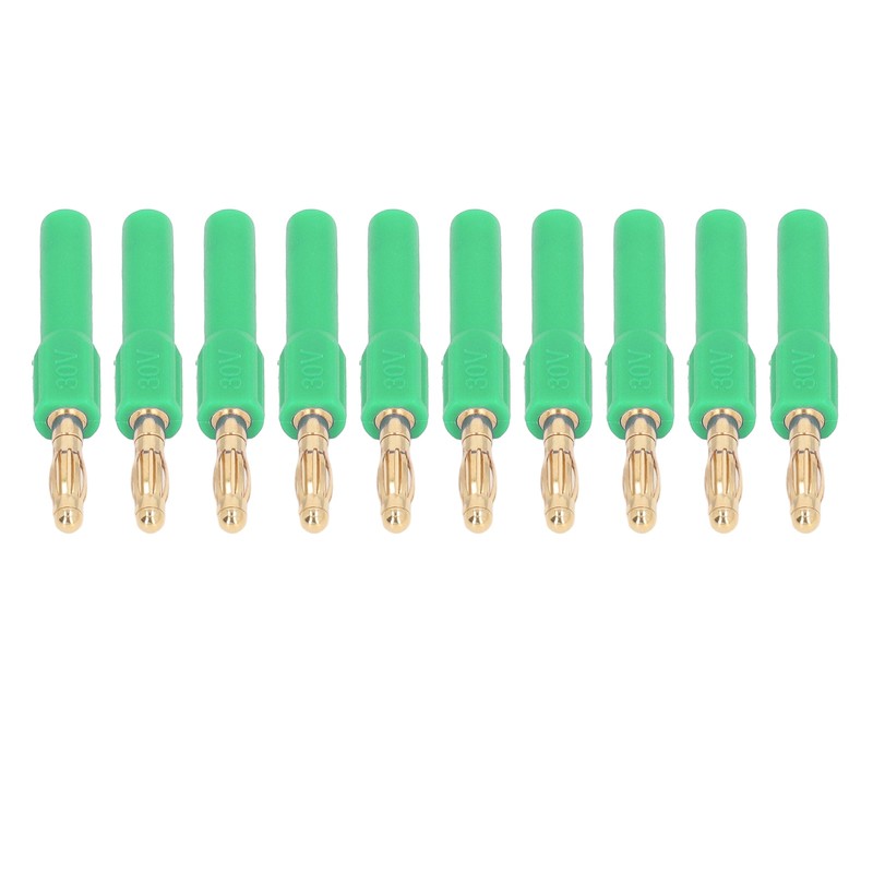 10Pcs Banana Plug 4.0mm Male to 2mm Female Connector 30V
