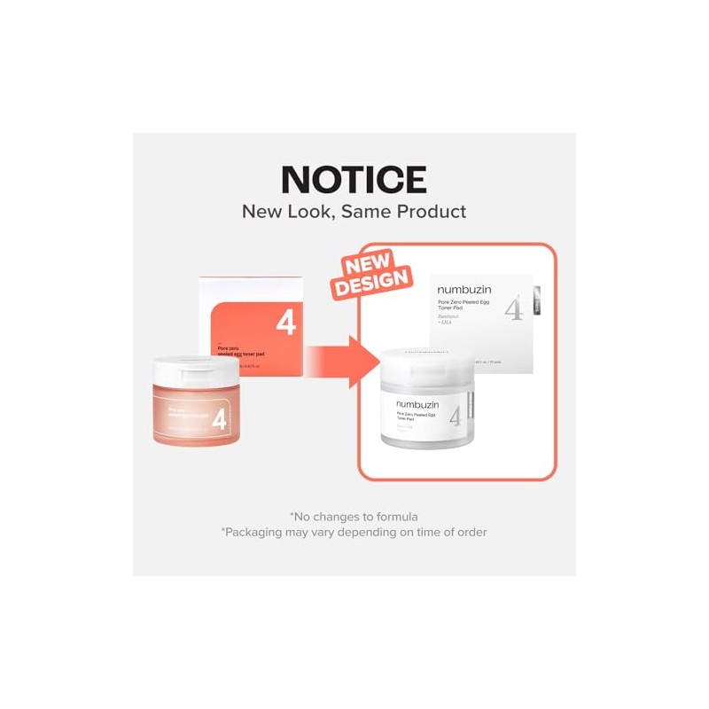 No.4 Pore Zero Peeled Egg Toner Pad