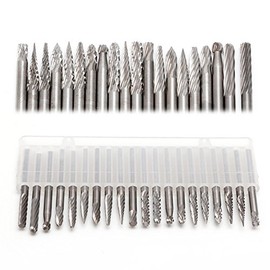 20pcs 1/8 Inch Dia Shank Double/Single Cut Tungsten Carbide Burrs Set