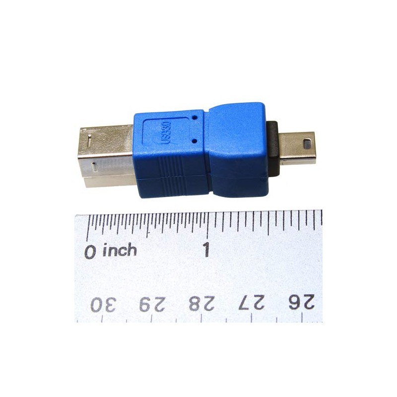 USBGear USB 3.0 Gender Changer Mini Type-B Male to USB