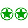 GamesMonkey Destroyed Military Star Aufkleber US Army C Shapes Kit