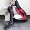 SHUCLASS Women’s Knee High Socks, Lace, Over Knee Socks, Compression,