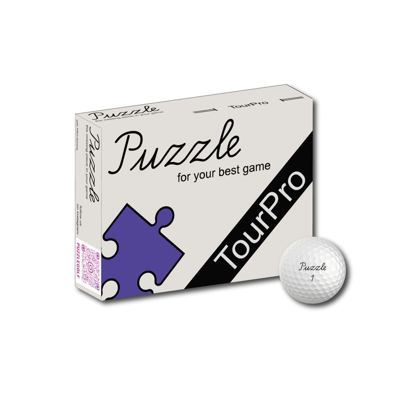 Puzzle TourPro Golf Balls 3 Layer Cast Urethane Cover Pack