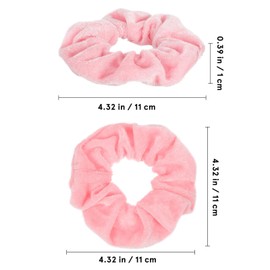 Baluue 20pcs Scrunchies Velvet Hair Ties, Elastic Scrunchy Bobbles Colorful Large Scrunchies Flannelette Hair Bands Scrunchie Accessories for Women Girls Valentines Day
