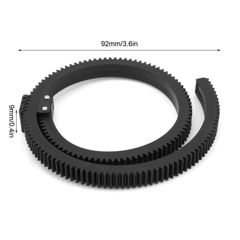 Adjustable Follow Focus Len Gear Ring Belt for SLR DSLR