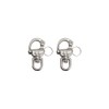Swivel Shackle, 2PCS 87mm Stainless Steel Quick Release Snap Shackle,