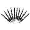 Libetui Set of 10 Ballpoint Pens Ergonomic Black Ink Non-Slip