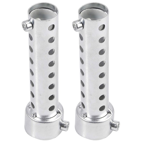 JiGiU 2-Piece 35mm Universal Motorcycle Baffle Motorcycle Exhaust Can Muffler