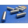 Unbranded Zinc Plated Steel Threaded Studs, RH, 3/8"-16 x 1.00"