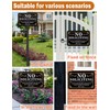 Multiwins No Soliciting Sign for House with Stake - Adjustable