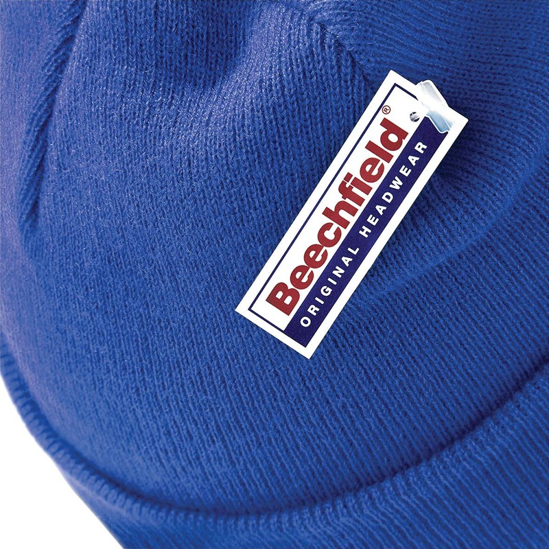Beechfield Unisex B045BBRO Cuffed Beanie - Black, One Size