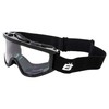 Birdz Eyewear Vulture Motorcycle Goggles (Black Frame/Clear Lens)