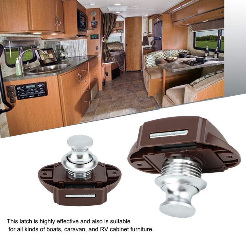 Push Button Lock, Aluminum Alloy +ABS Car Boat Keyless Push