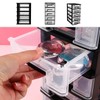 Operitacx 5 Plastic Storage Drawers, Multifunctional Plastic Drawers Storage Unit