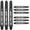 Target Darts 3 x Sets of Black Pro Grip Shaft Intermediate - 9 in Total