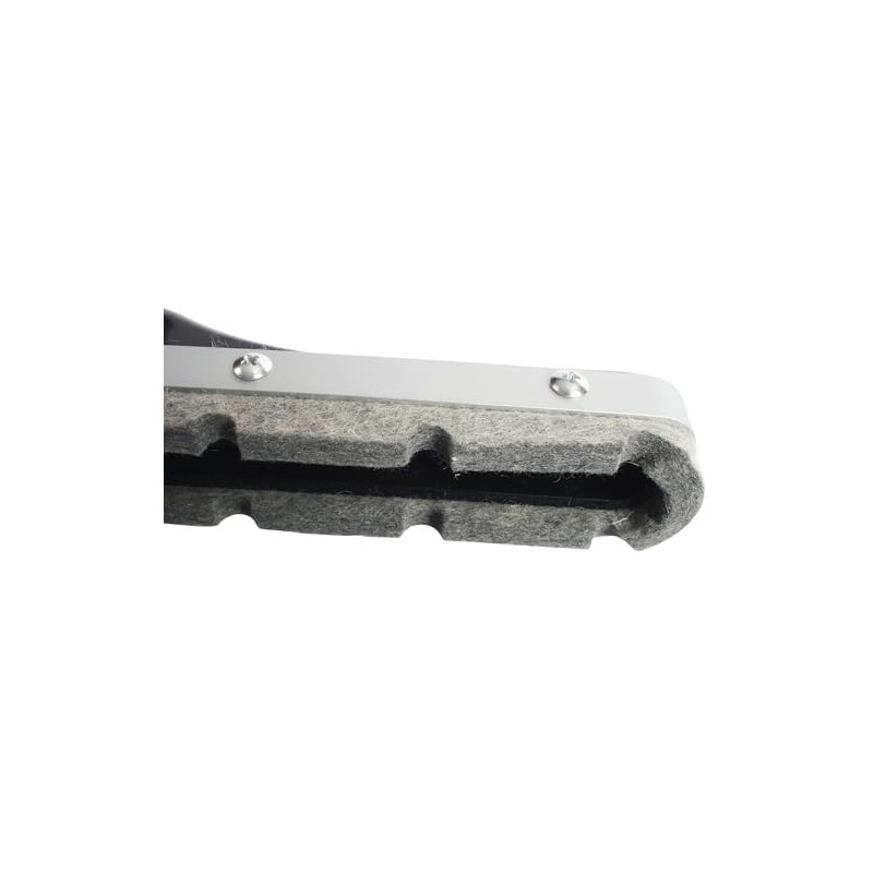 Cen-Tec Systems Commercial Scalloped Felt Hard Floor Vacuum Attachment with