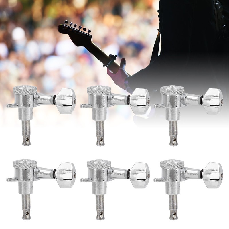 6 PCS 6R String Tuning Pegs Tunner Machine Head for