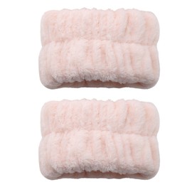 JIYAN 2pcs Wrist Spa Wash Band Microfiber Wrist Wash Towel Band Facial Wash Wristband Face Absorbing Wristband Wrist Sweatband for Women Prevent Liquid Spill