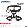 NewDoar Thickness Climbing Harness, CE Certification Wider Half Body Harness