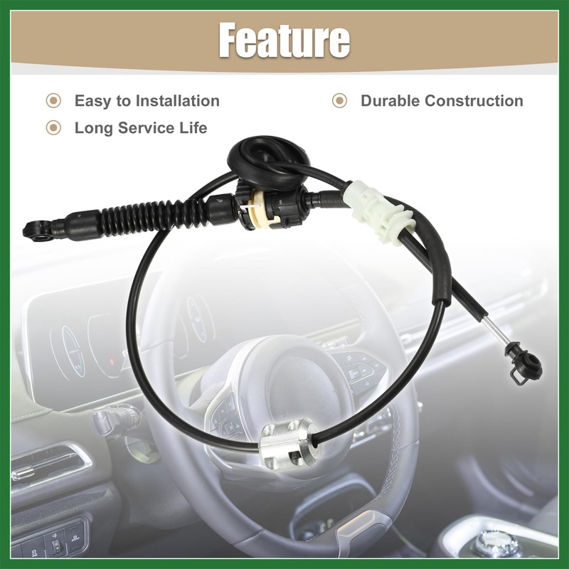 Motoforti Automatic Transmission Shifter Cable Gear Shift Control Lever Selector