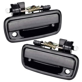 FAERSI Manija de puerta exterior exterior delantera izquierda del conductor y lado derecho del pasajero con reemplazo de orificio de llave para 1995 1996 1997 1998 1999 2000 2001 2002 2003 2004 Tacoma Replacement # 6922035020, 69210350350 20 22