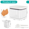 PEDFKLTU Brown Sugar Container Airtight, 1.3Qt(42Oz/1.2L) Brown Sugar Keeper Storage