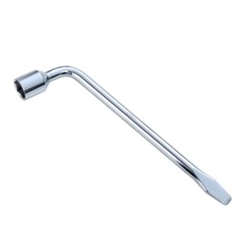 Multifunctional Socket Wrench for Easy and Efficient Tool Professional Grade Metal Key Socket Spanner Car Wheel Wrench, Silver, 17mm