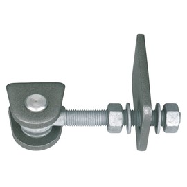 Gah-Alberts 411053 Gate Hinge / 180° Opening / Short Form / with Screws / Hot-Dip Galvanised / for Welding / M12 Thread