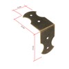 FUXXER® 40 x Angle Connectors Fittings Antique Vintage Brass Design