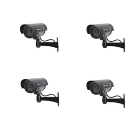 Überwachungskamera Dummy Attrappe Fake Wand YMPA UEK-SDSW2 (4, schwarz)