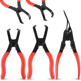 TOOLEAGUE 3Pcs Body Clip Pliers Set, 30 Degree and 80 Degree Push Pin Pliers,Panel Removal Plier, Automobile Upholstery Trim Clip Removal Tool