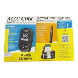 Glucometro Accu-check Guide Kit Con 50 Tiras Y 25 Lancetas