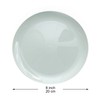 Youngever 9 Pack 20CM Re-usable Plastic Plates, Small Plates, Salad