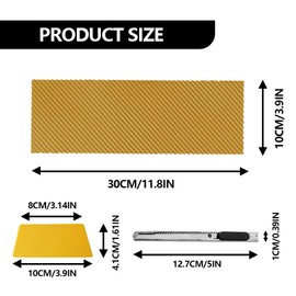 Vinyl Car Wrap Emblem Overlay DIY Decals for Chevy, 3PCS Matte Black Universal Vehicle Emblem Wrap Kit, Compatible with Bowtie Logo Wrap Stickers(Carbon Fiber Yellow)