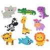 Pracht Creatives Hobby Diamond Painting Zoo Animals Sticker Kit for