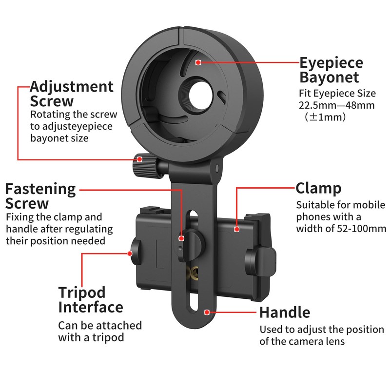 Eyeskey Universal Phone Adapter - Capture Stunning Moments with Your