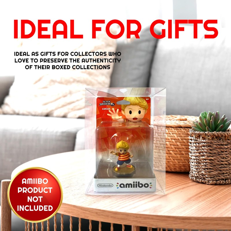 EVORETRO Action Figure Display Case Protector for Large Single Amiibo