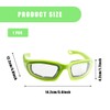 Bojueshaw Green Onion Goggles,Anti-splash Tearless Glasses,Windproof Dustproof Eyes Protector for