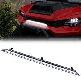 XATVXUTV Front Grill Light for Honda Pioneer 1000 2022-2025, LED Front Accent Light Bar Auxiliary Hood Lamp Mesh Lamp Bar for Honda Pioneer 1000 2022-2025 Accessories