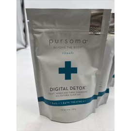 Pursoma Digital Detox Bath Treatment to Reduce Stress Bath Treatments 6 Pk